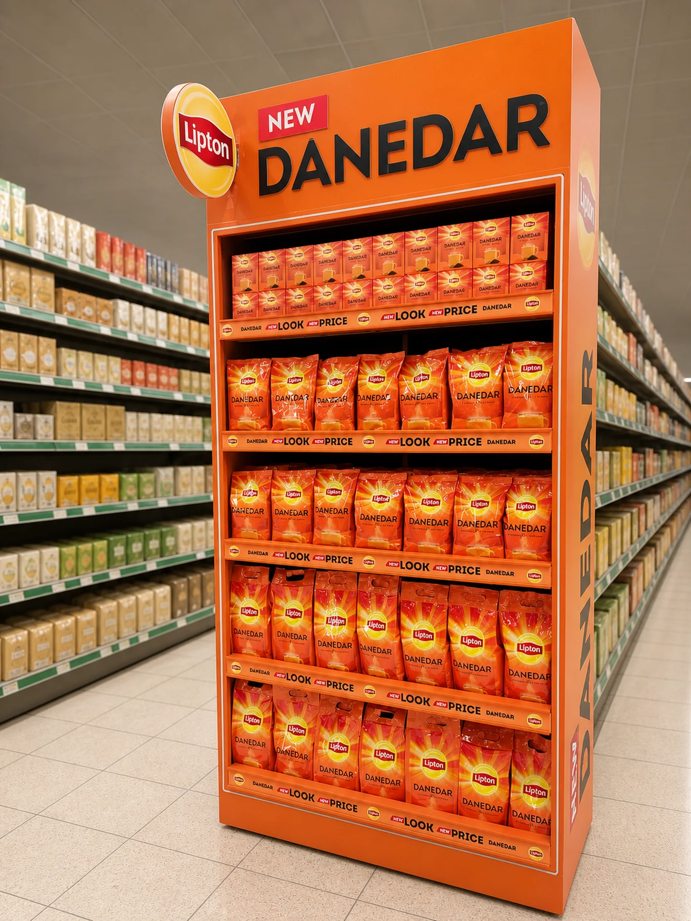 Lipton Danedar freestanding unit at Al-Fatah Valencia