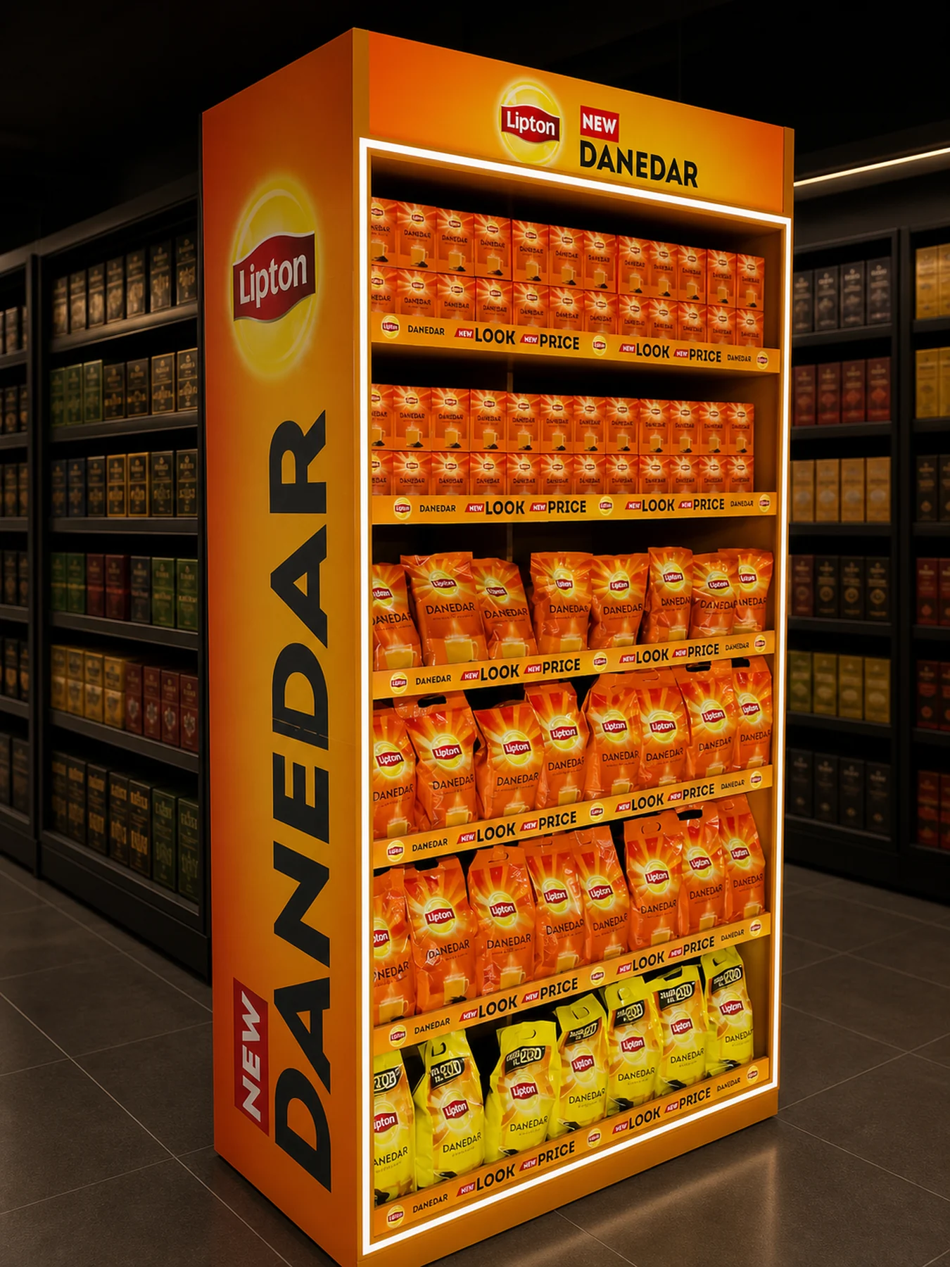 Lipton Danedar category frame installed at Imtiaz GT Road
