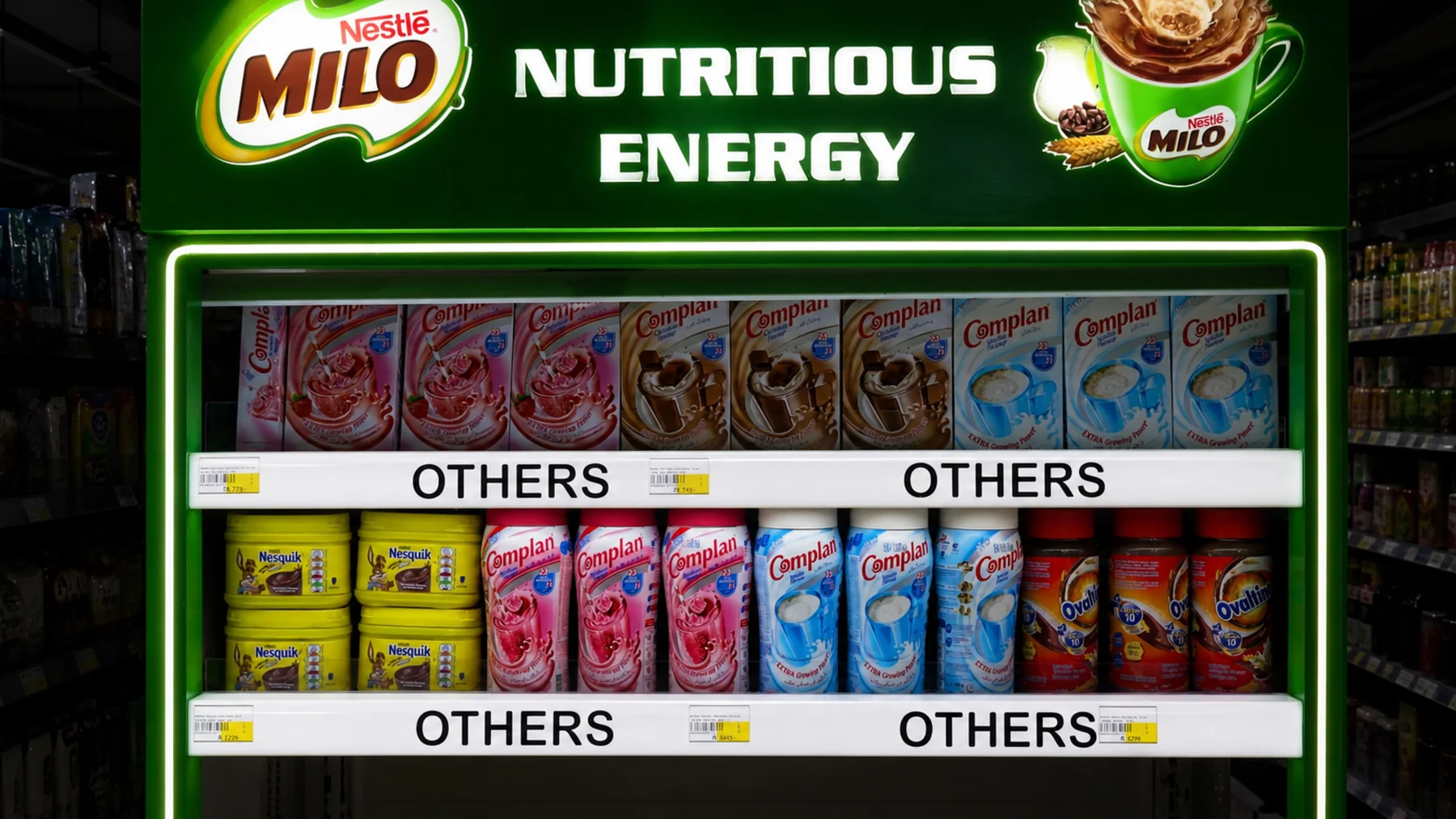 Milo Nutritious Energy end at Chase Up Clifton