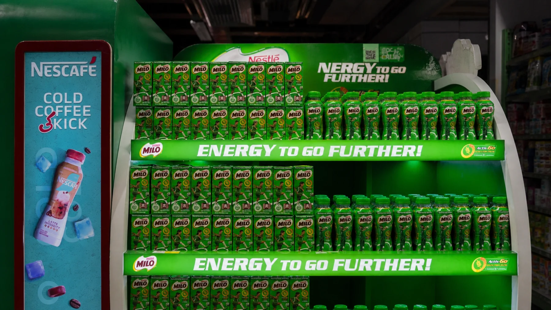 Nestlé product block at Chase Up Johar