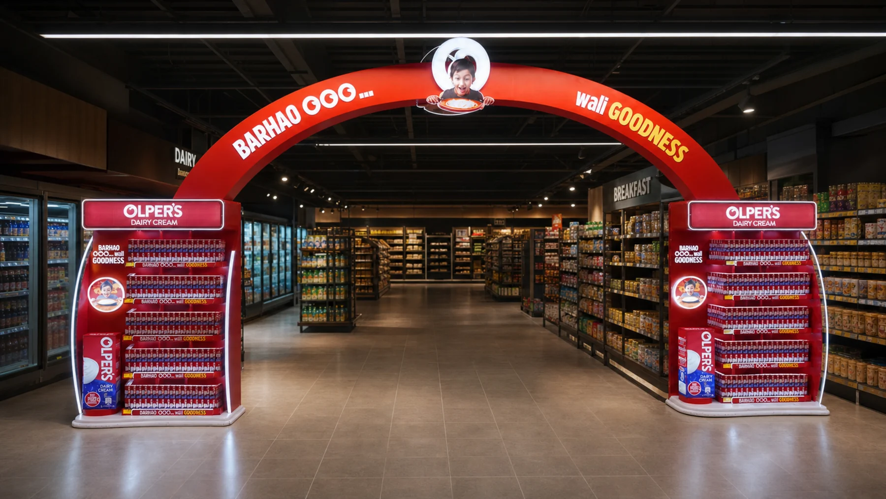 Olper's nationwide installation view 1
