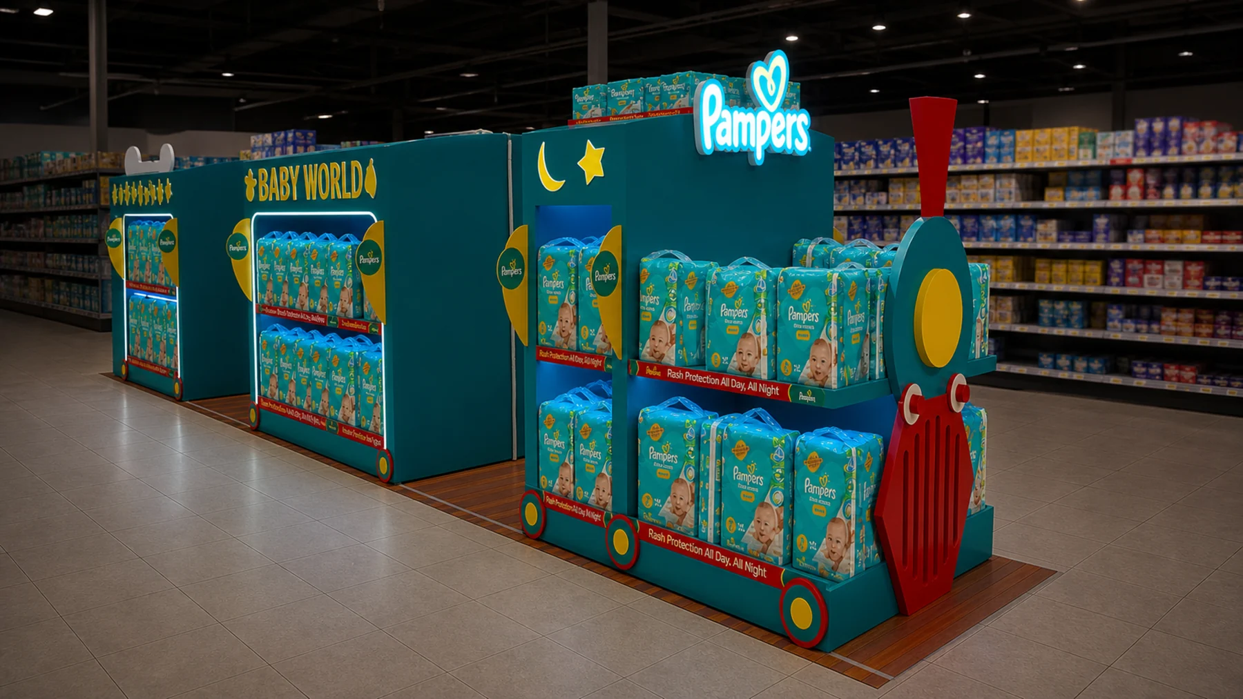 Procter & Gamble installation view 1
