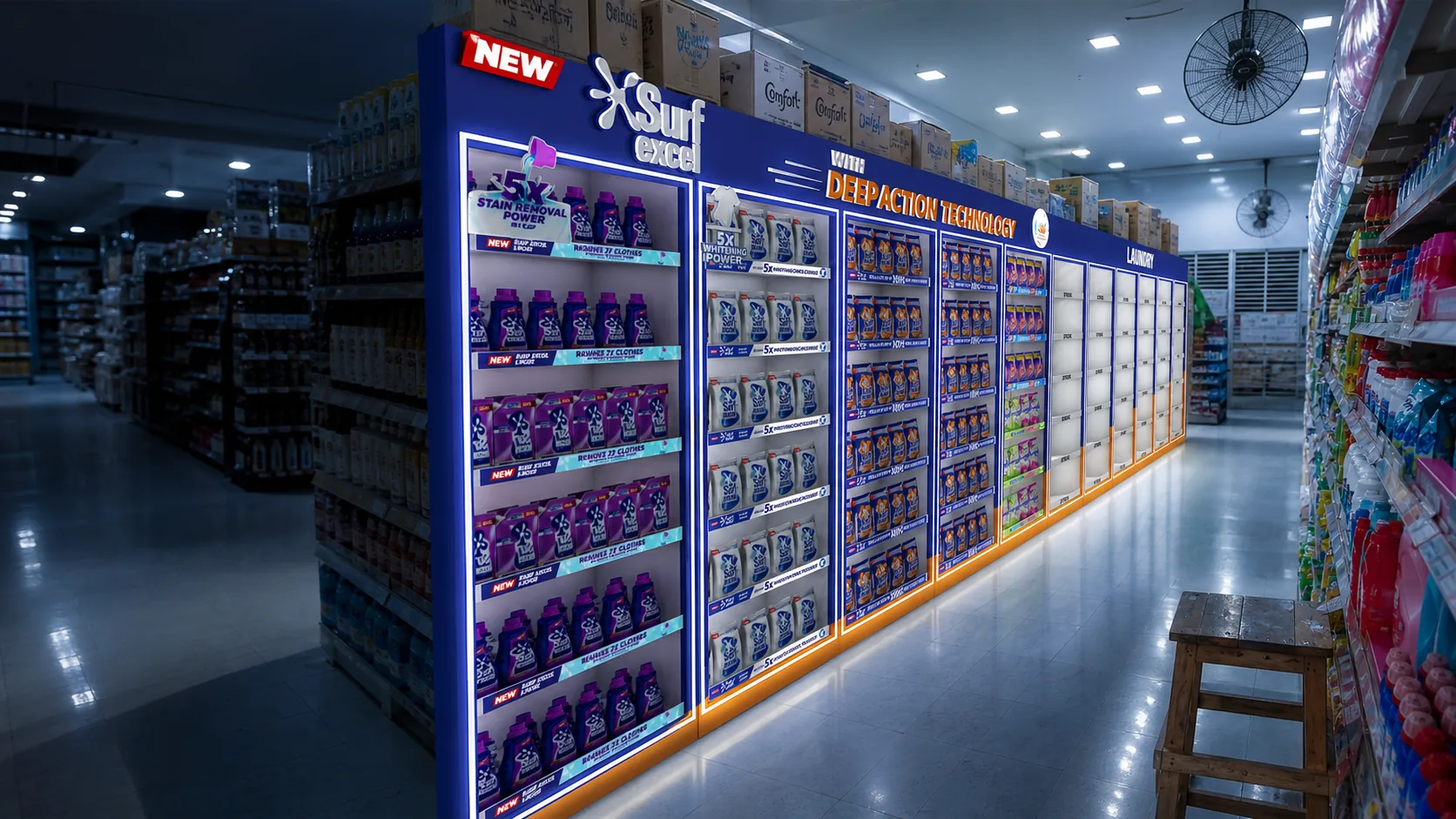 Print & graphics in a real retail environment