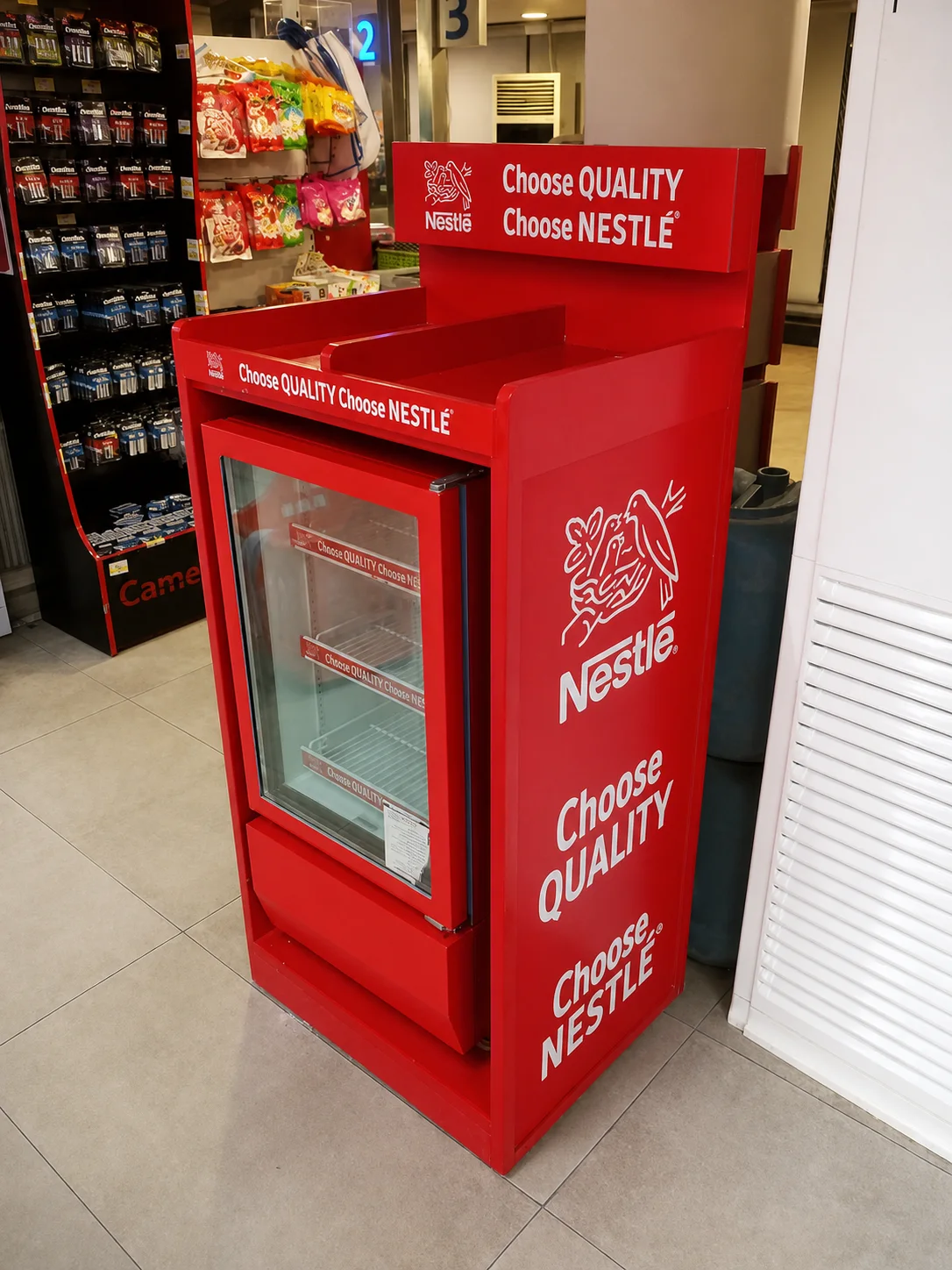 Chillers retail display format